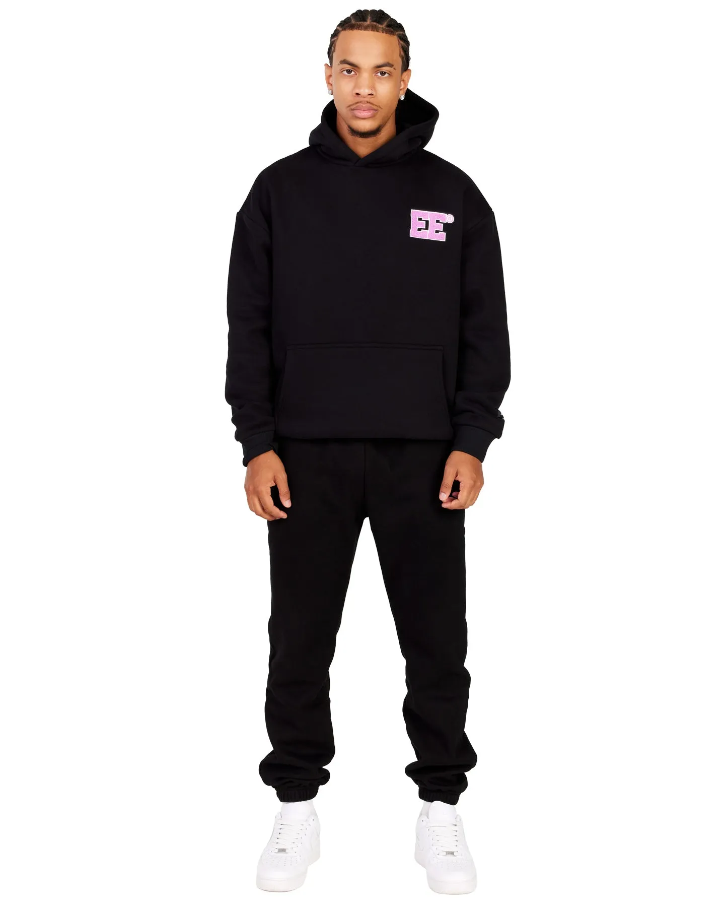 Premium Black Collegiate V2 Hoodie for Students