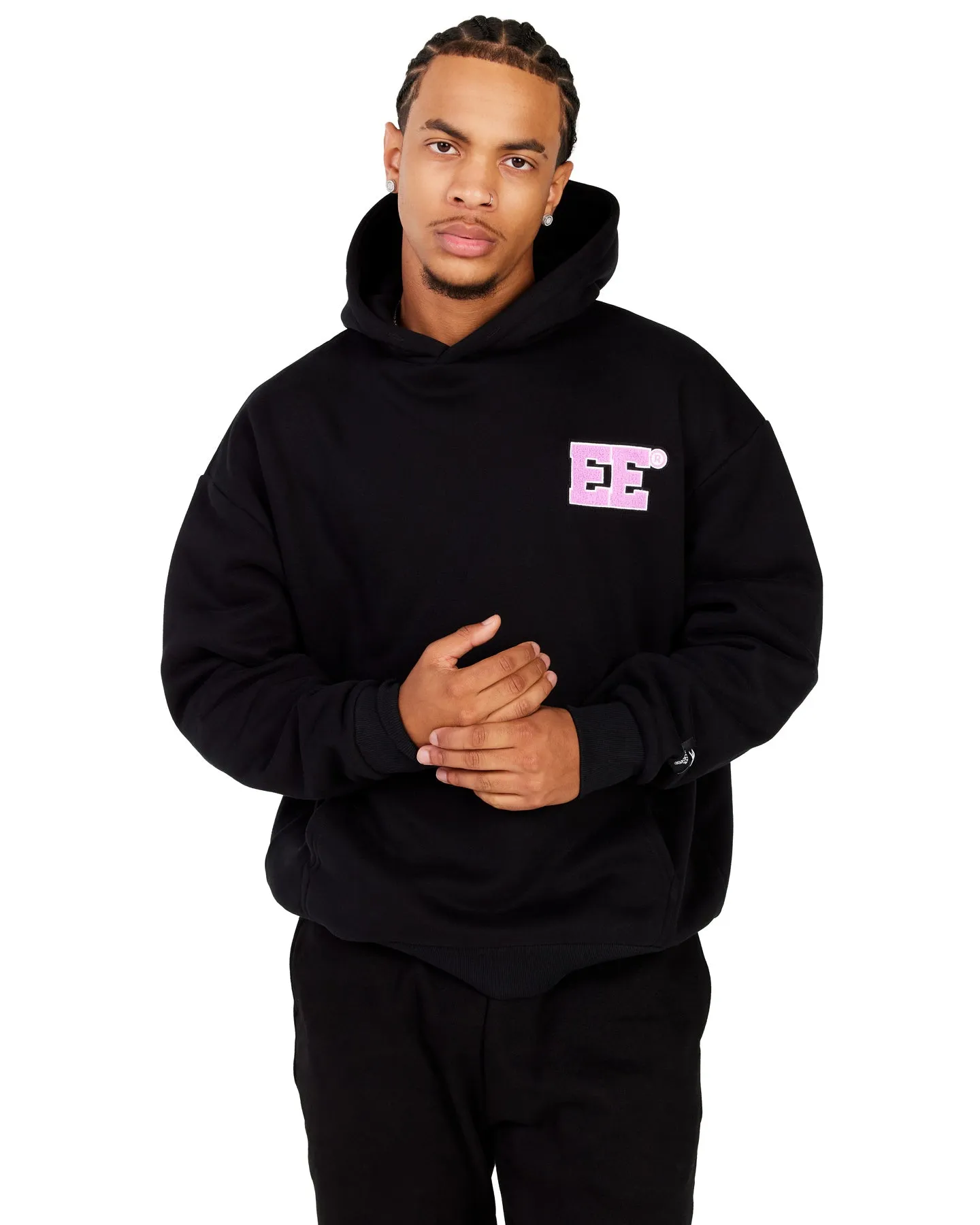 Premium Black Collegiate V2 Hoodie for Students