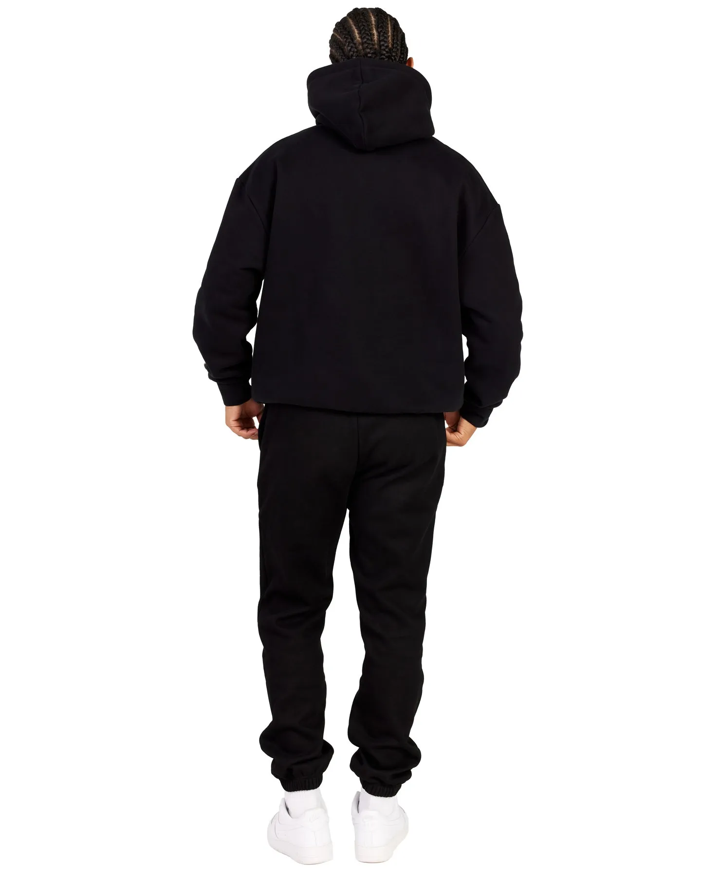 Premium Black Collegiate V2 Hoodie for Students