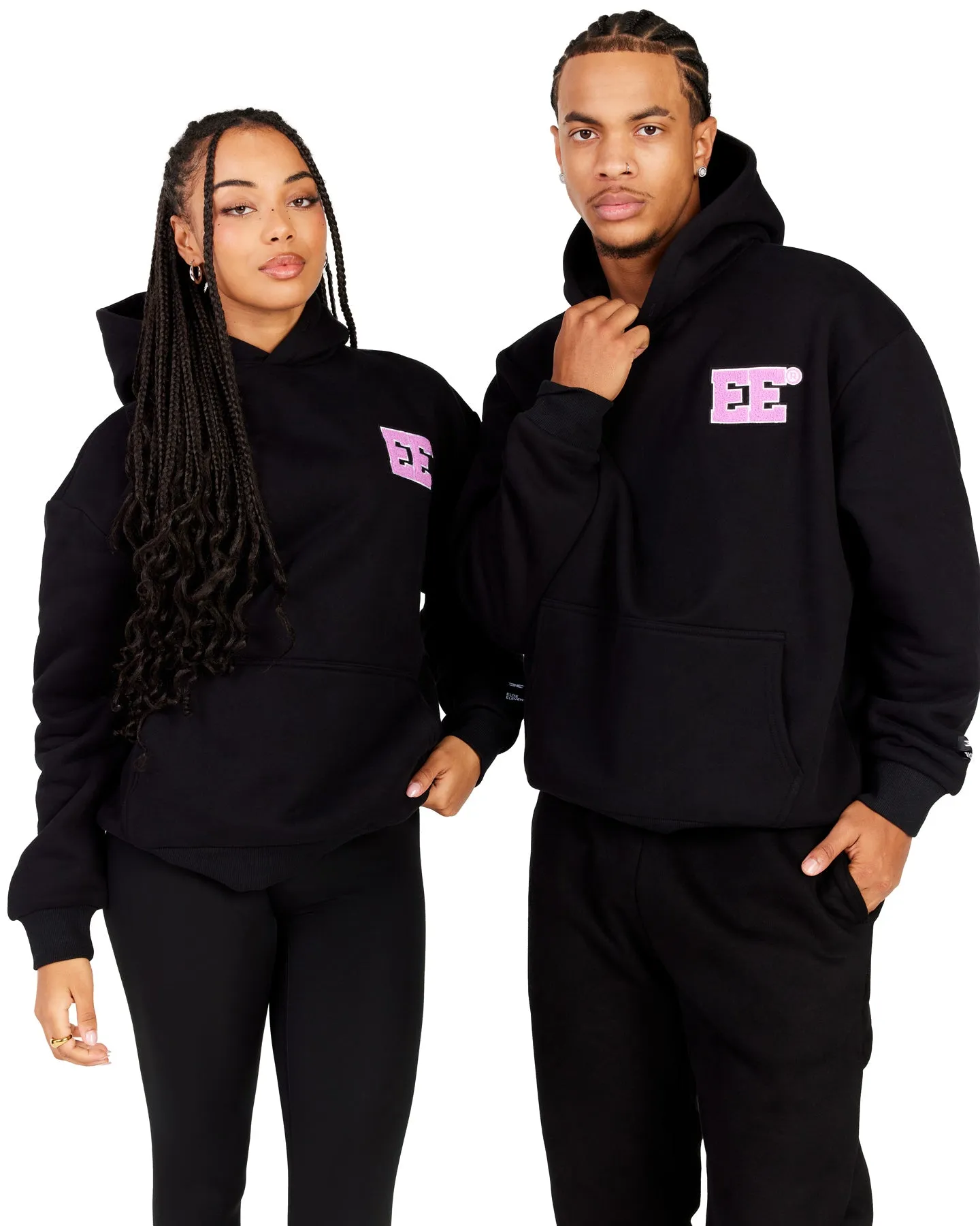 Premium Black Collegiate V2 Hoodie for Students