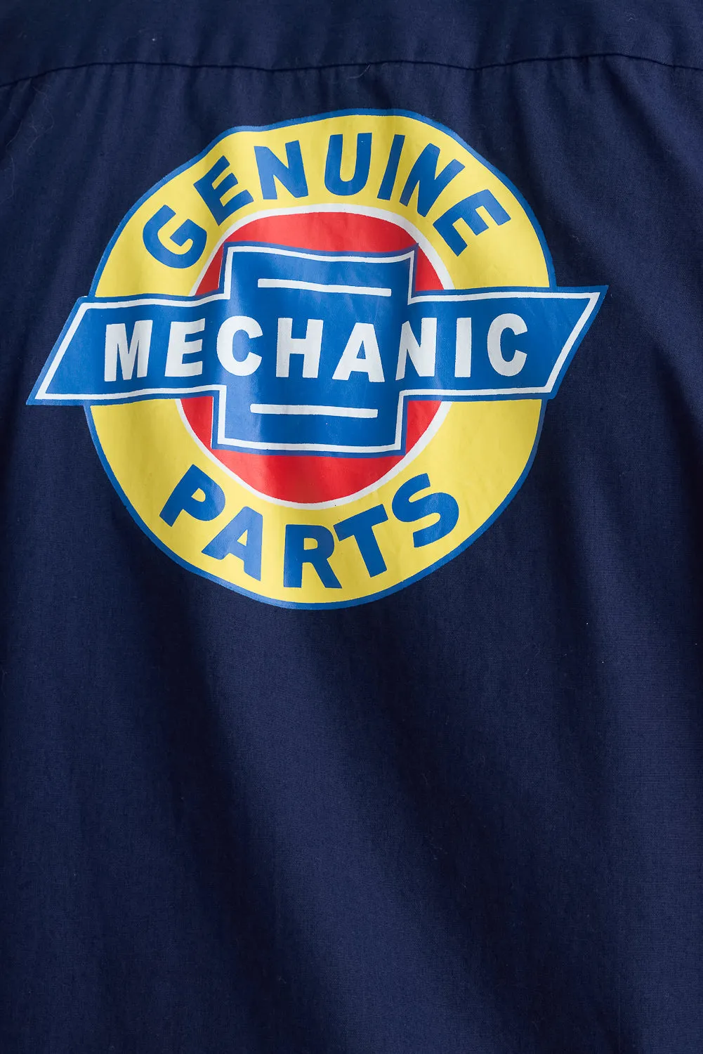 Cotton Poplin Garage Shirt- Navy Blue