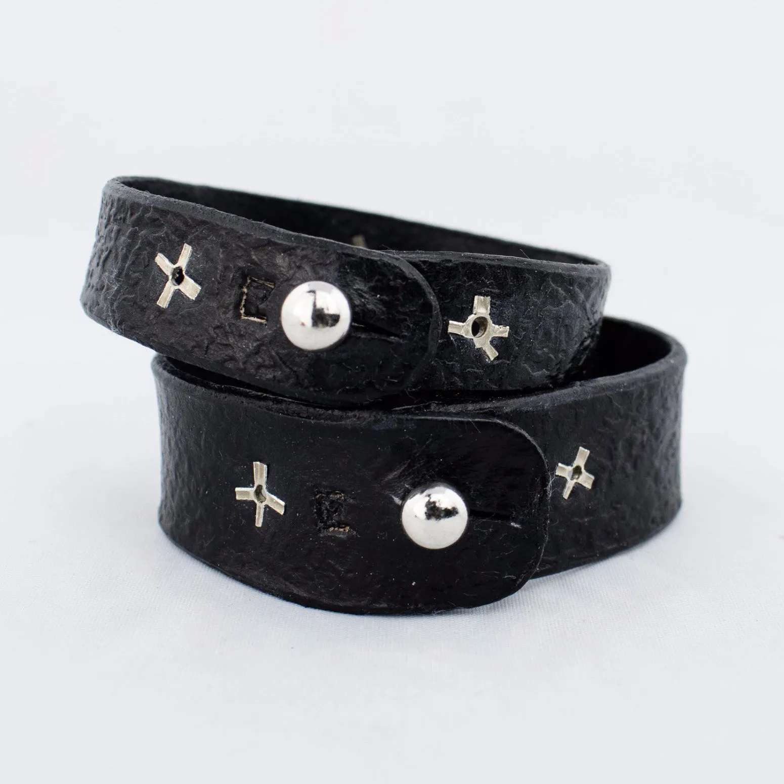 Couples Leather Love Cuffs