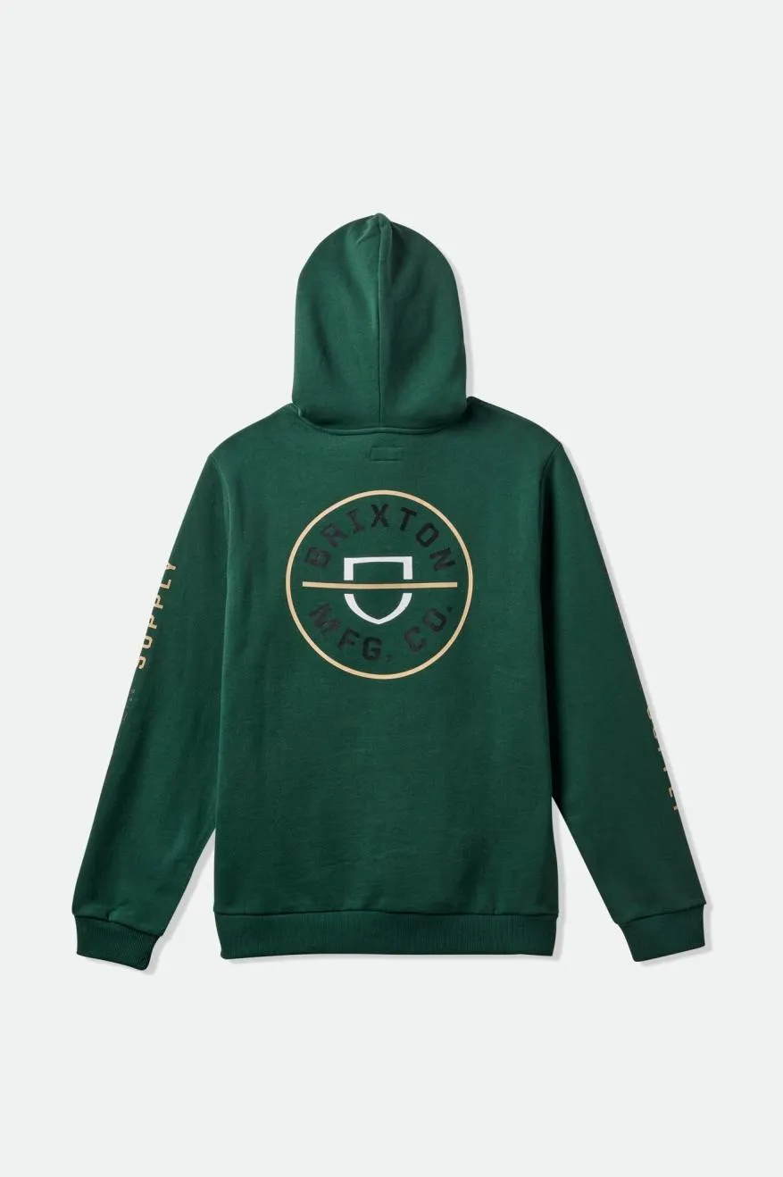 Crest Fleece Hood - Pine Needle/Sand/Black