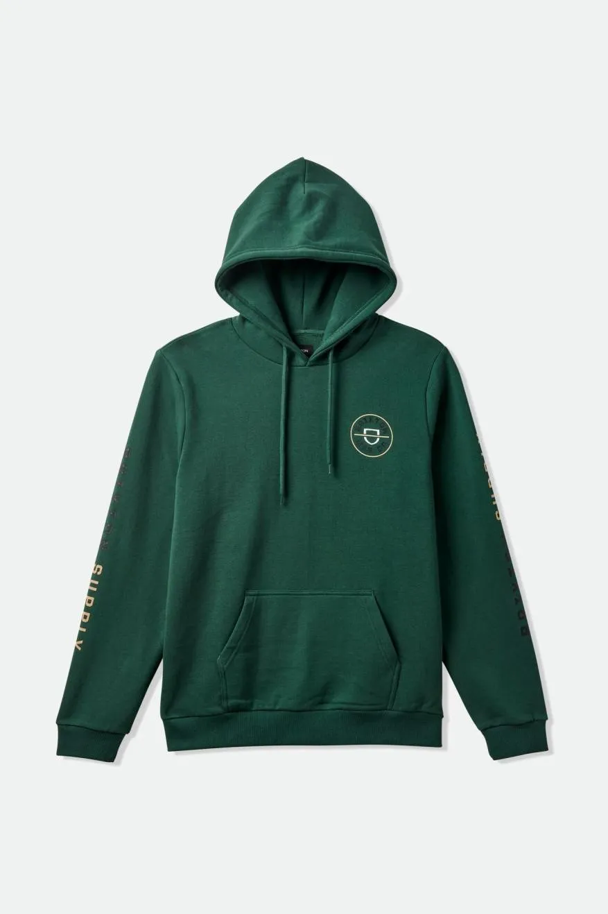 Crest Fleece Hood - Pine Needle/Sand/Black