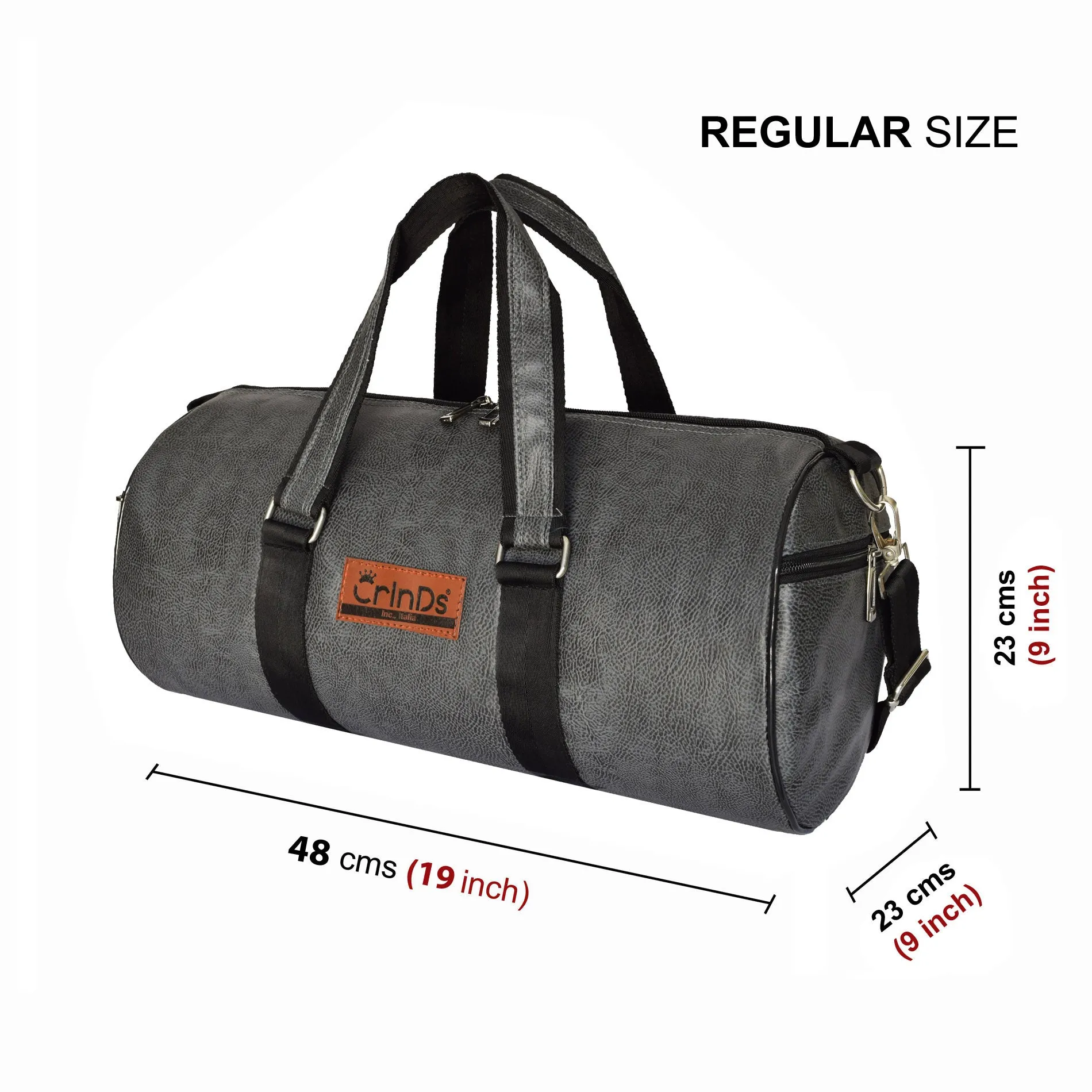 Crinds Duffel Bag - Grey Black