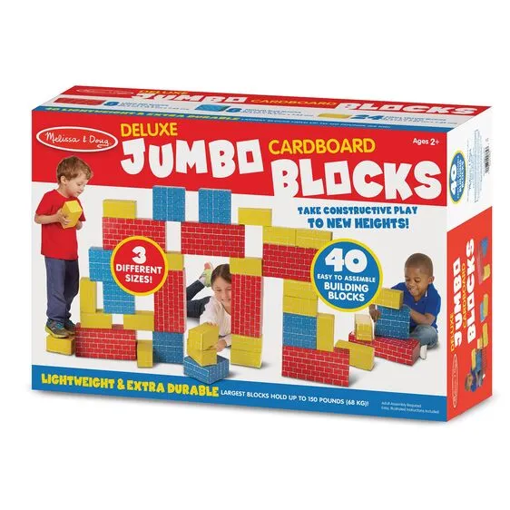 Deluxe Jumbo Cardboard Blocks