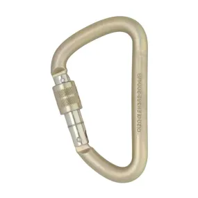 DMM 12mm Steel Klettersteig Screwgate Light Gold