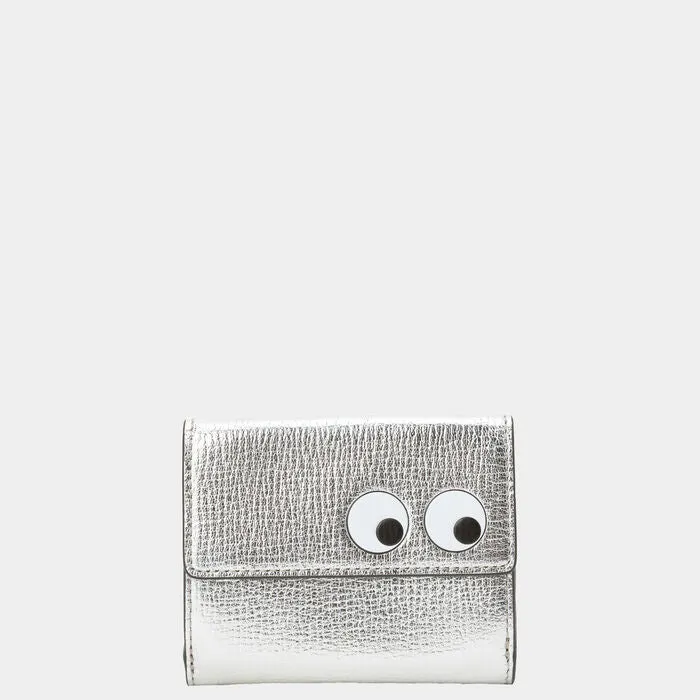 Eyes Mini Trifold Zip Wallet