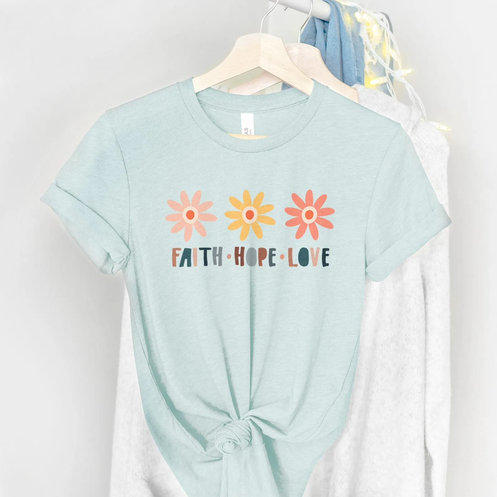 Faith Hope Love Boho Tee