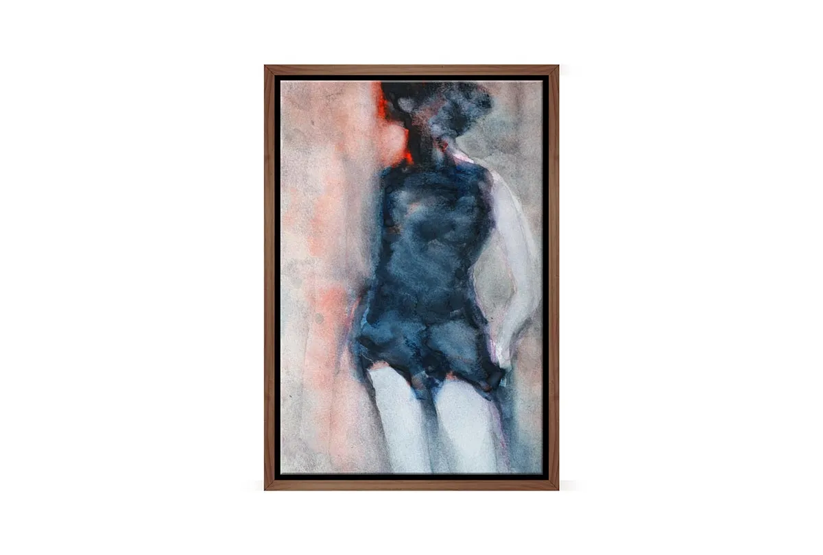 Female Figure Watercolour | Canvas Wall Art Print