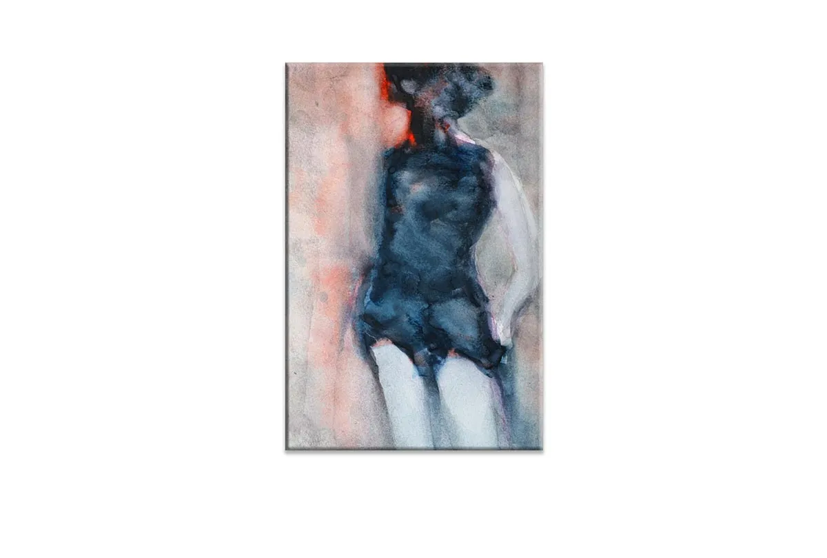 Female Figure Watercolour | Canvas Wall Art Print