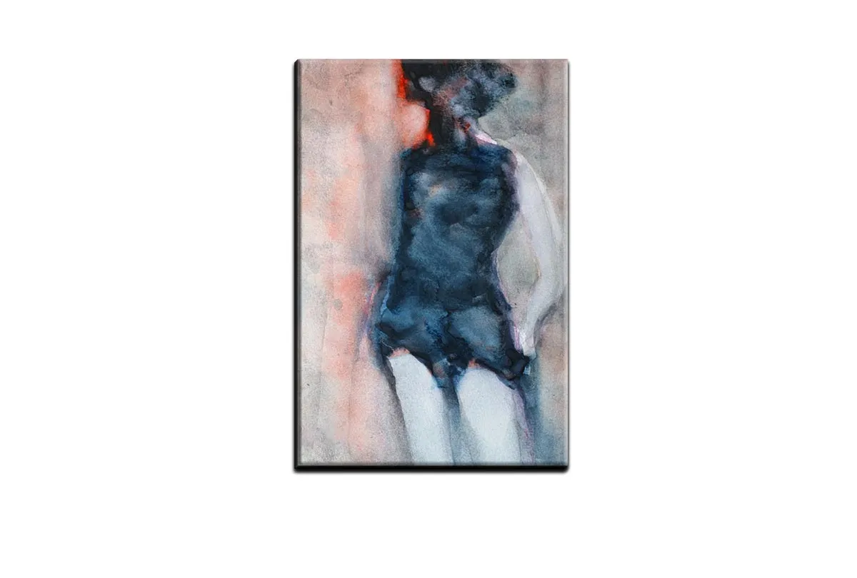 Female Figure Watercolour | Canvas Wall Art Print