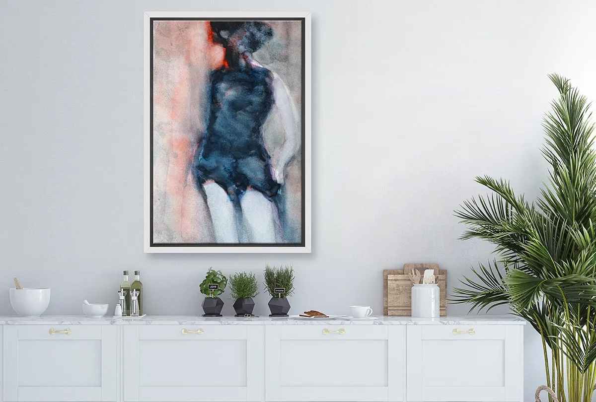 Female Figure Watercolour | Canvas Wall Art Print