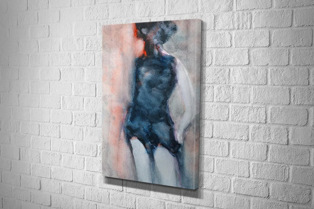 Female Figure Watercolour | Canvas Wall Art Print