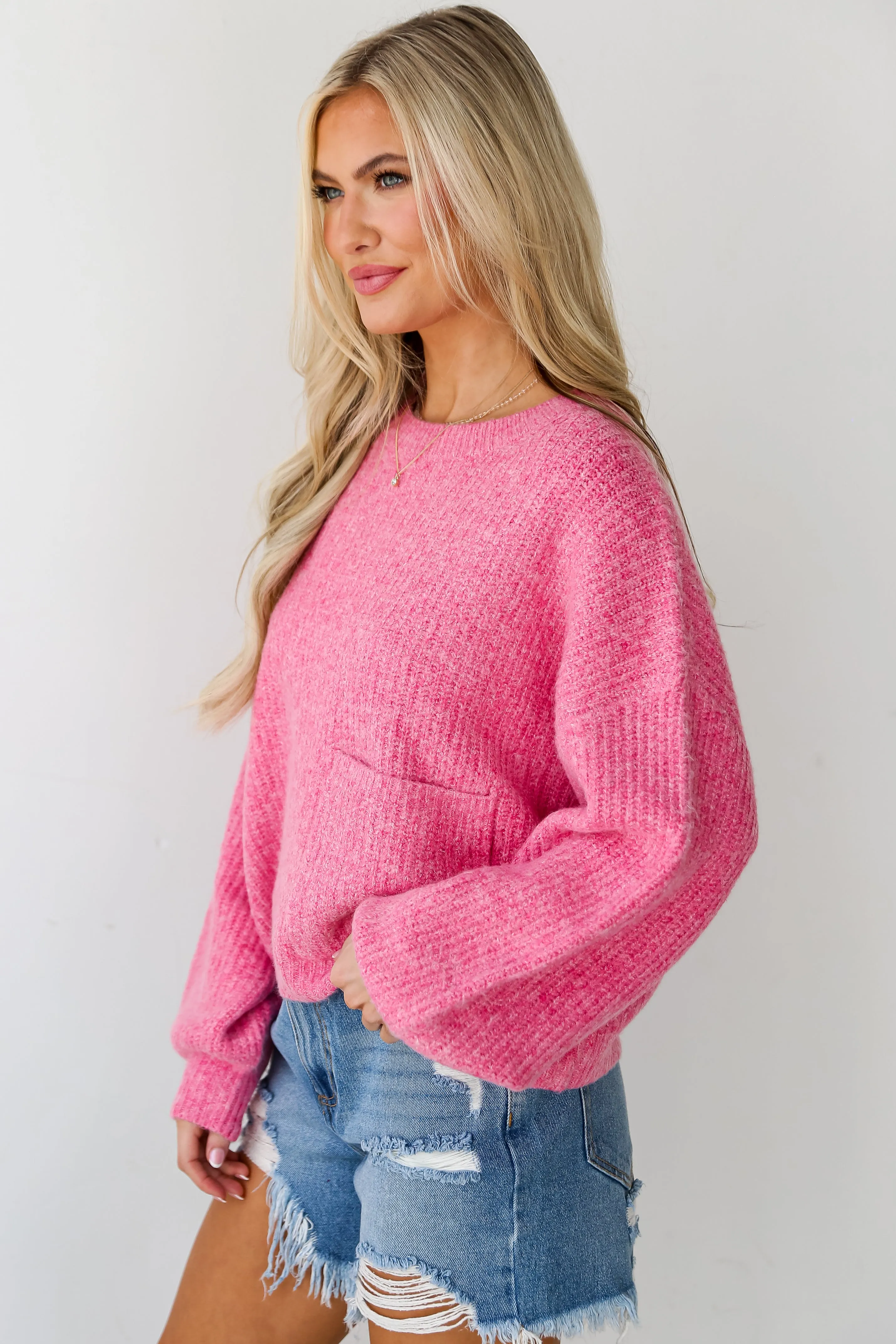 FINAL SALE - Afternoon Aesthetic Pocket Sweater