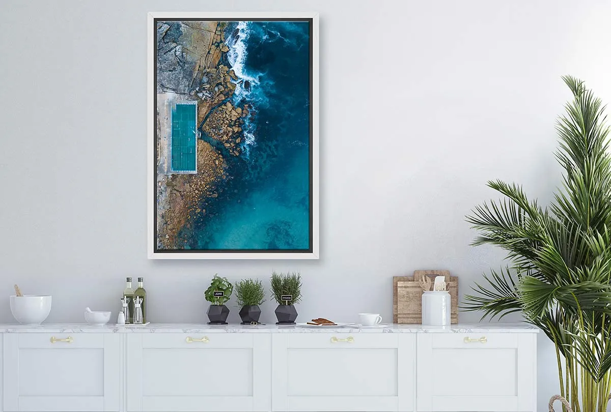 Freshwater Rock Pool, Australia | Canvas Wall Art Print