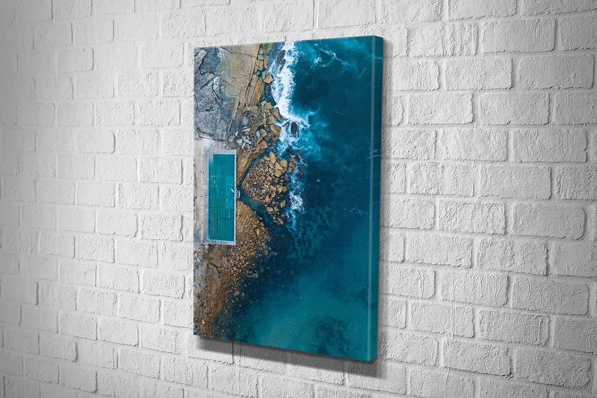 Freshwater Rock Pool, Australia | Canvas Wall Art Print