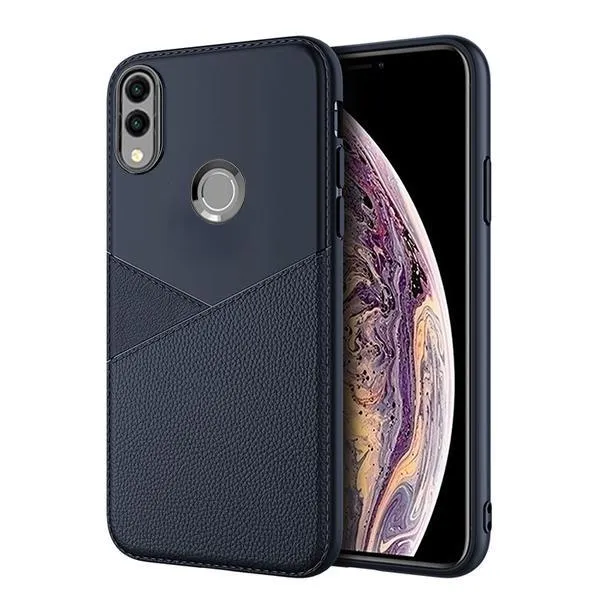 Galaxy M20 Business Leather Pattern TPU Soft Case