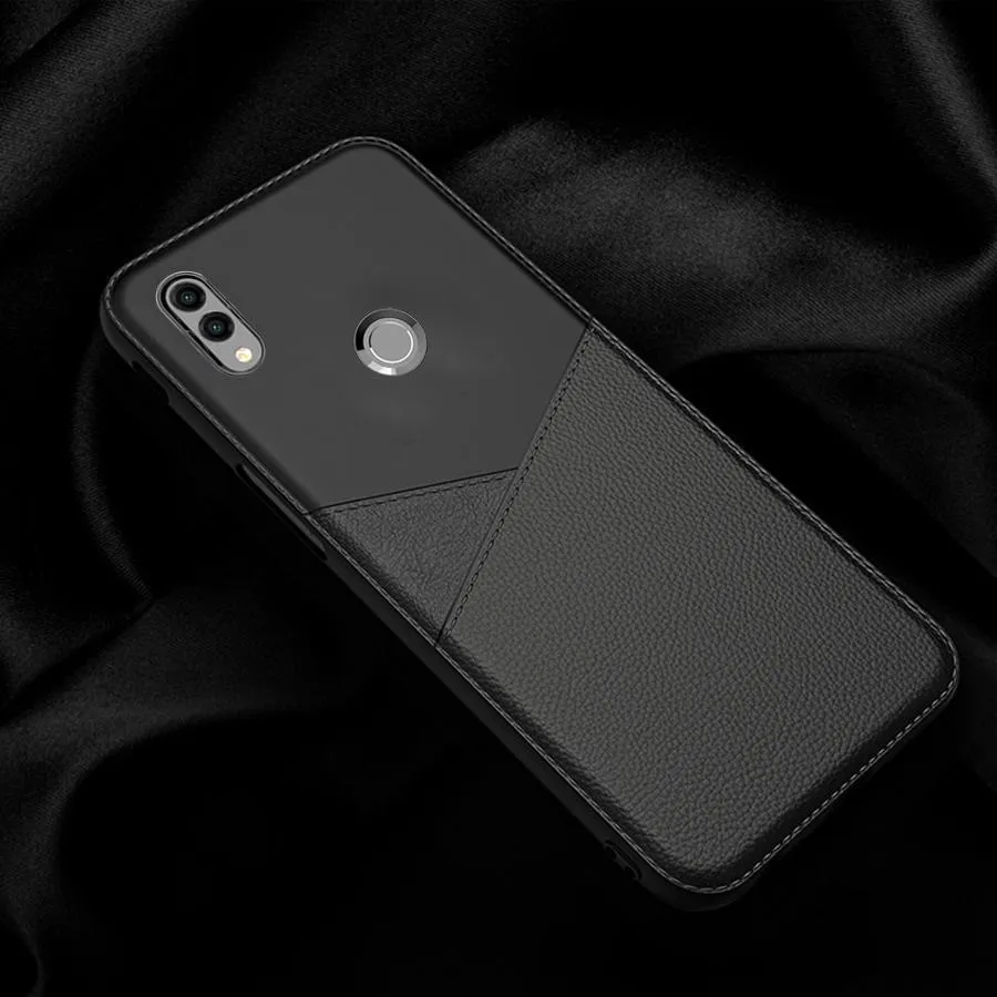 Galaxy M20 Business Leather Pattern TPU Soft Case