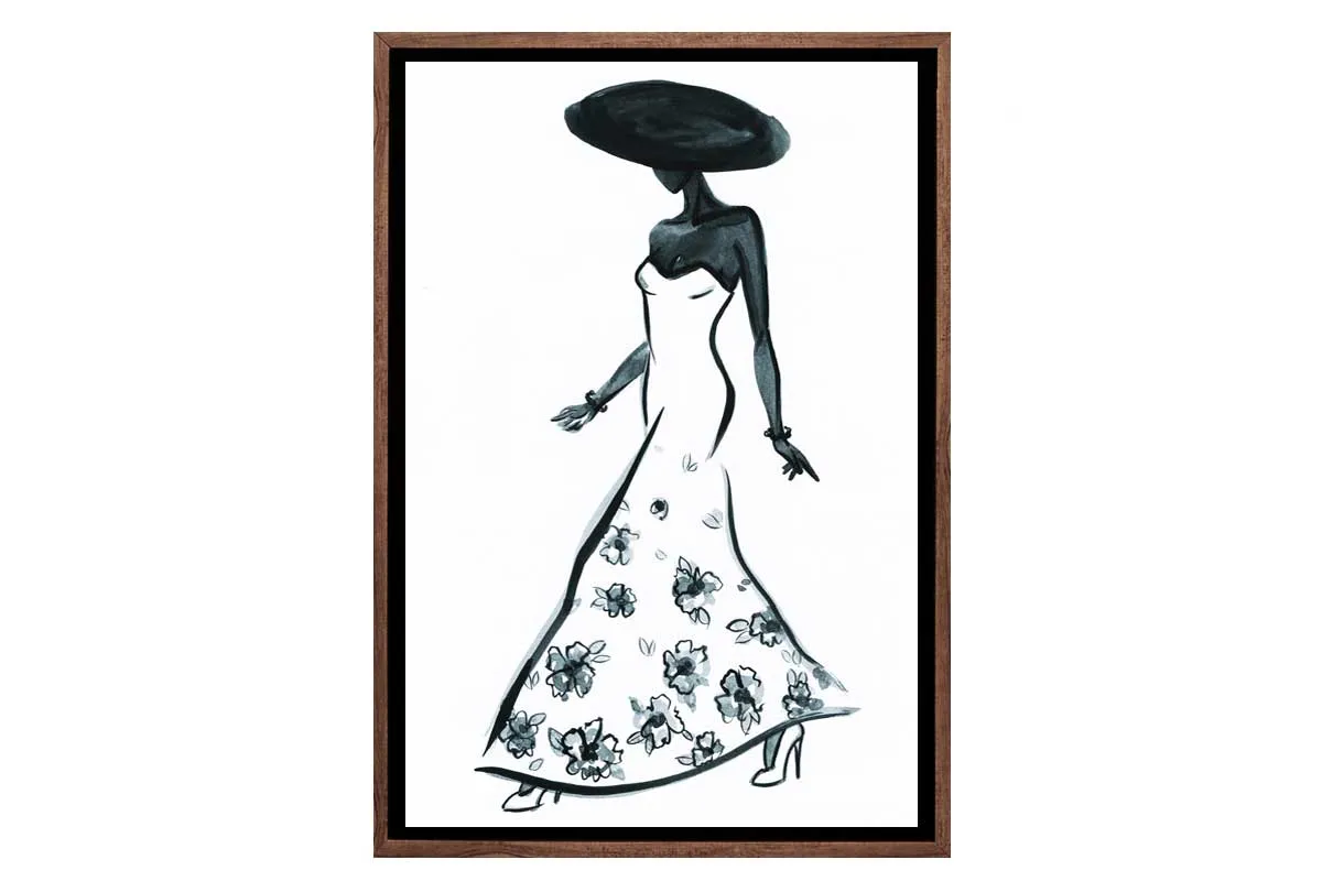 Glamorous Dress 4 | Fashion Wall Art Print