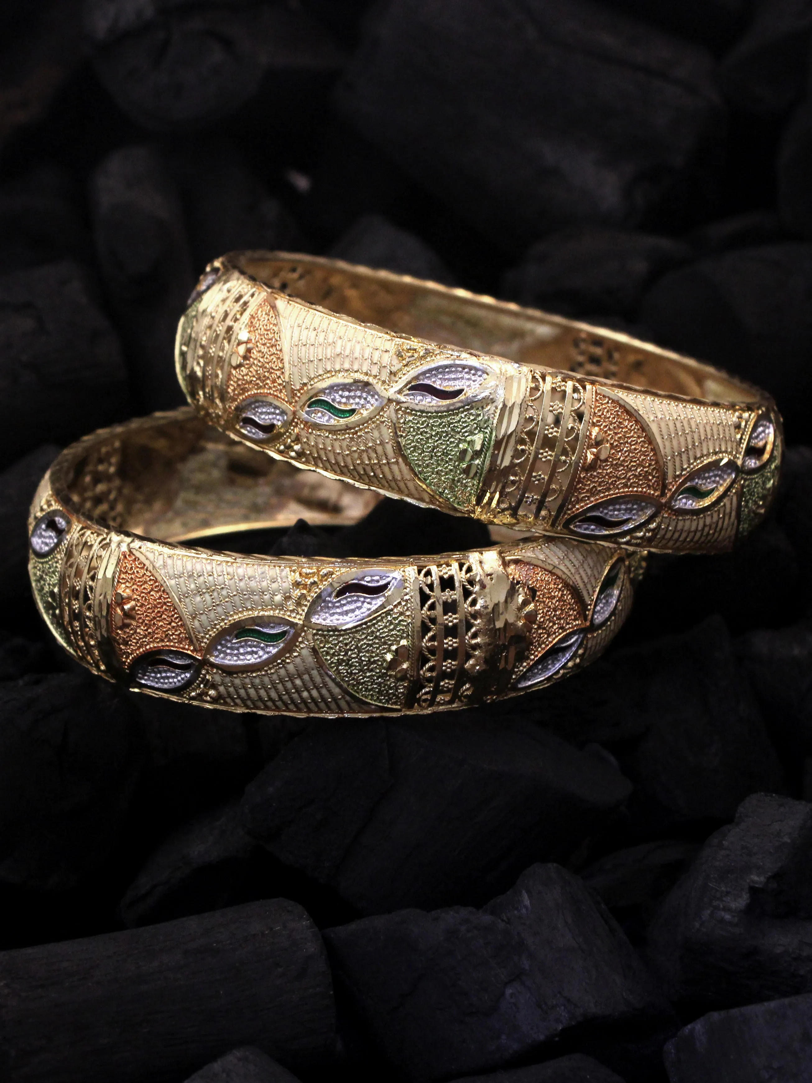 Gold Forming Bangles for Women