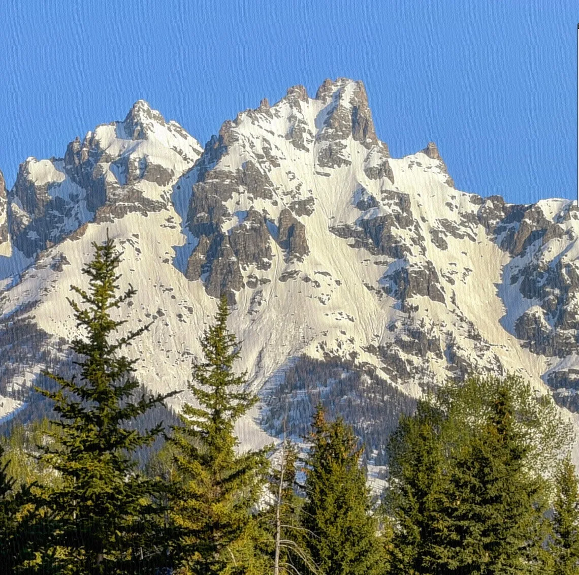 Grand Tetons National Park on Canvas