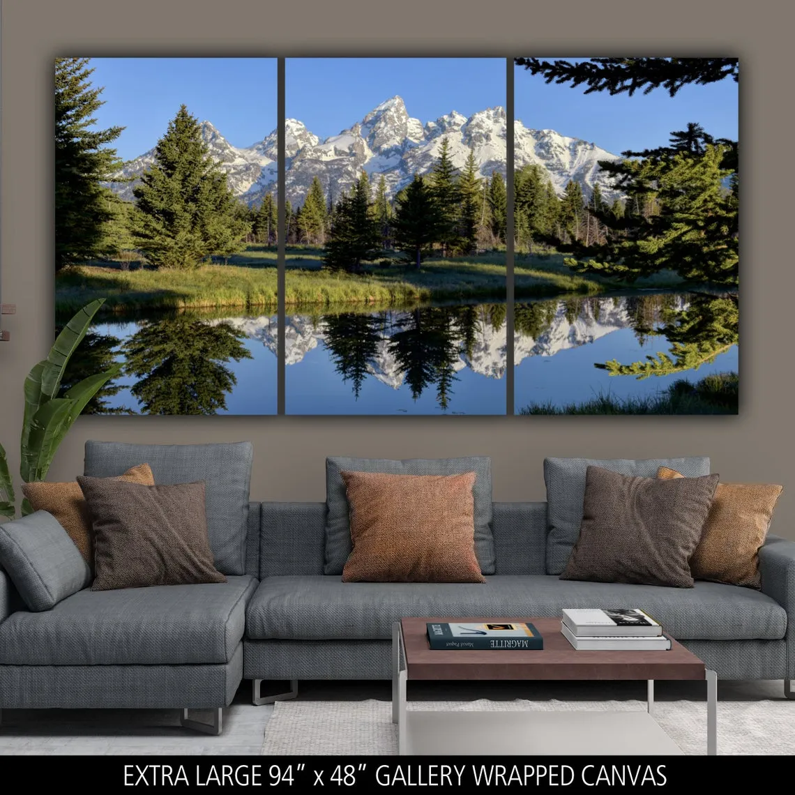 Grand Tetons National Park on Canvas