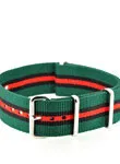 Green Black Red G10 Military Nylon Strap