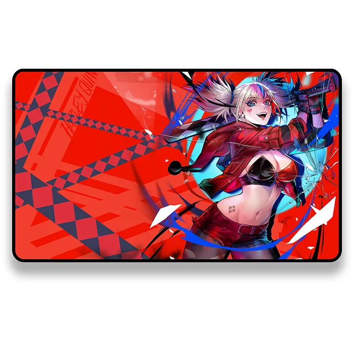 Harleen 1-Player Plush Hybrid Rubber Playmat