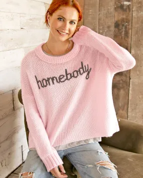 HOMEBODY CROPPED BOYFRIEND CREW CHUNKY