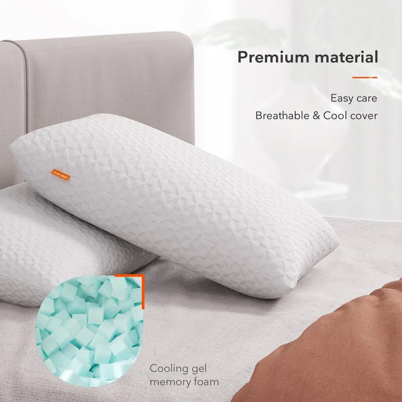 Hongnya Memory Foam Medium Support Pillow