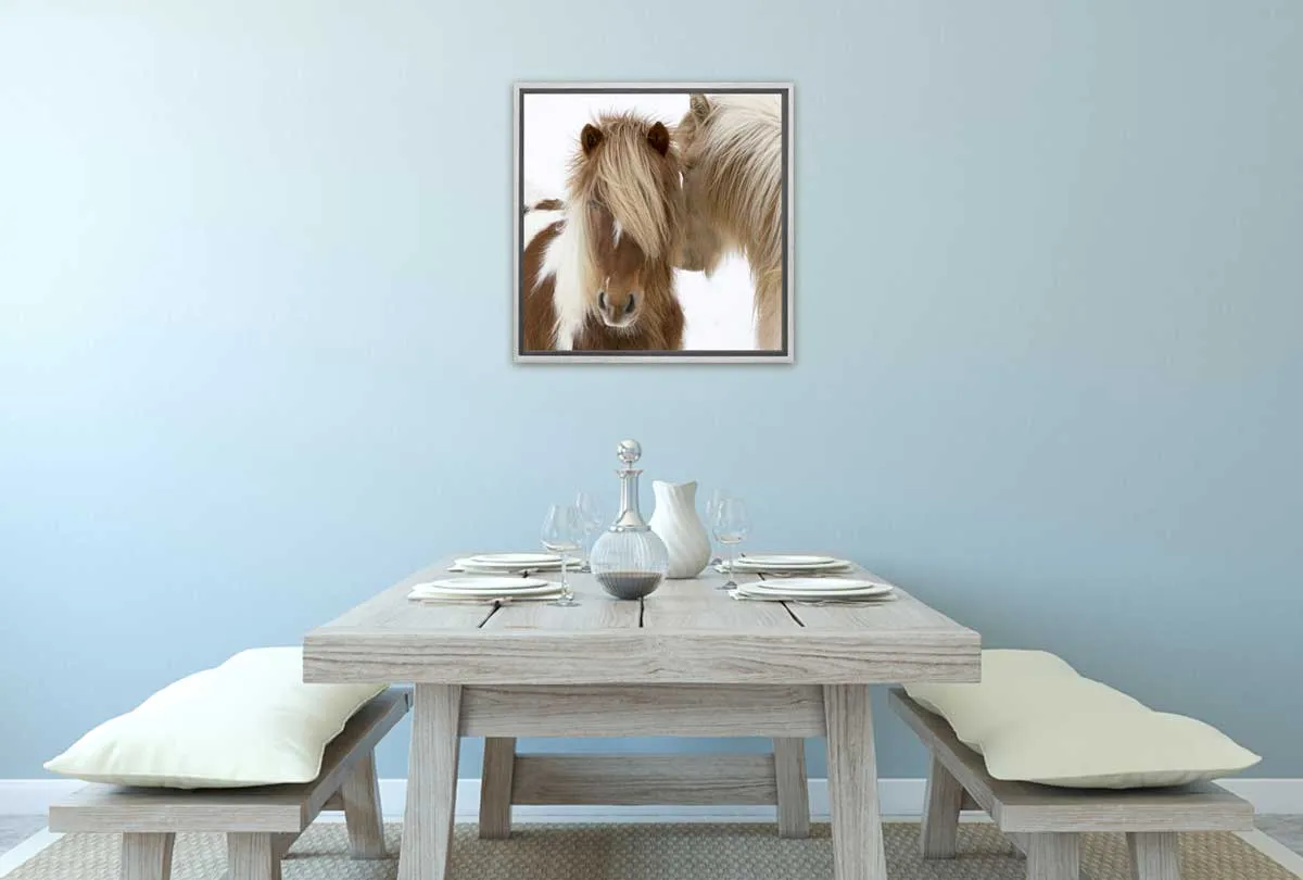 Icelandic Horses 3 | Canvas Wall Art Print