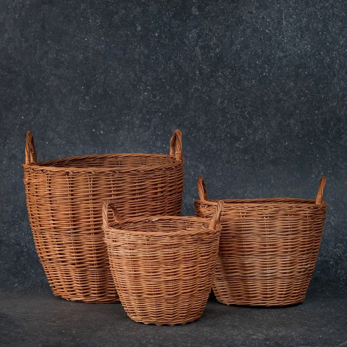 Indoor Planter Made of Wicker From Kashmir - Medium