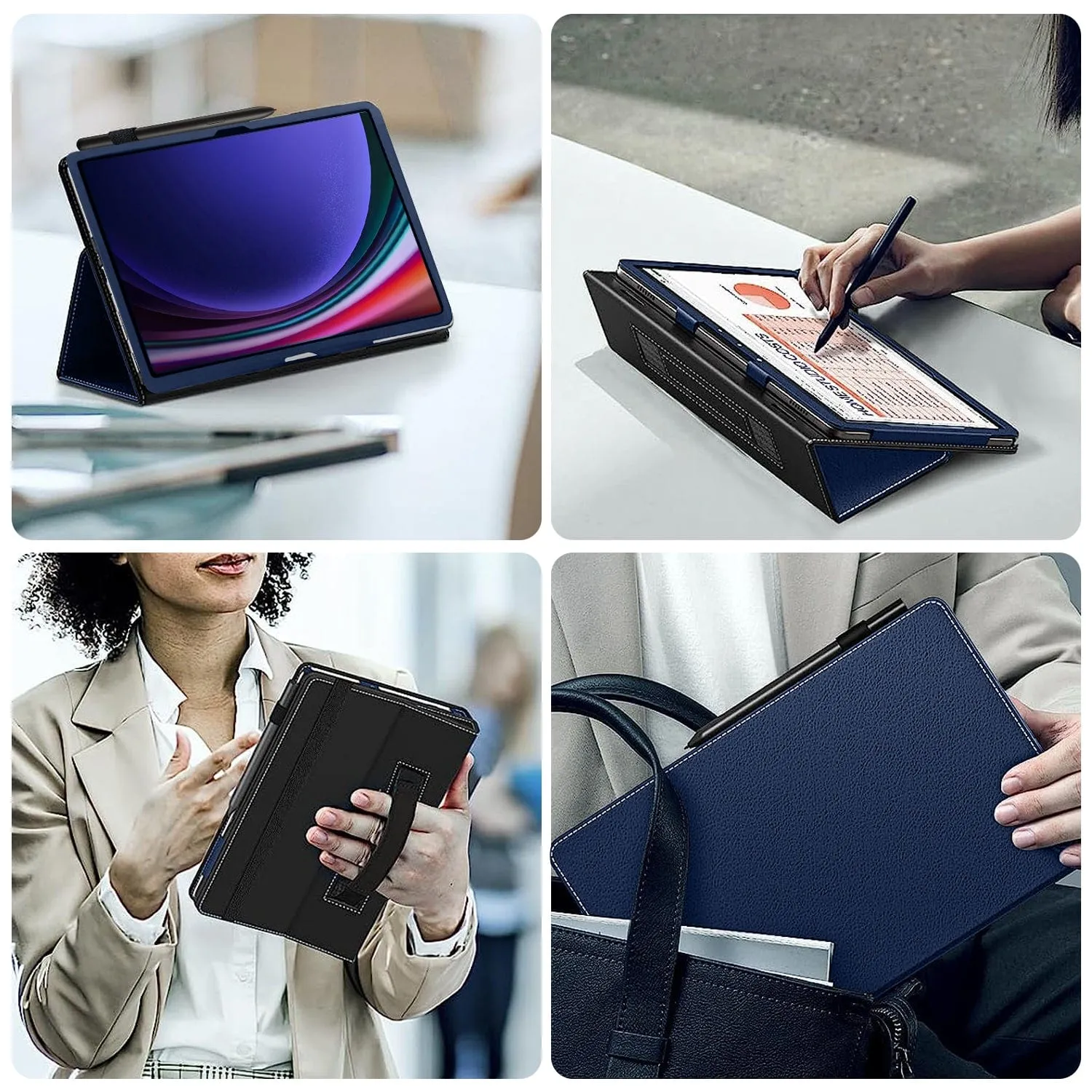 Indy Series Bi-Fold Folio Case - Galaxy Tab S9  and Tab S9 FE 