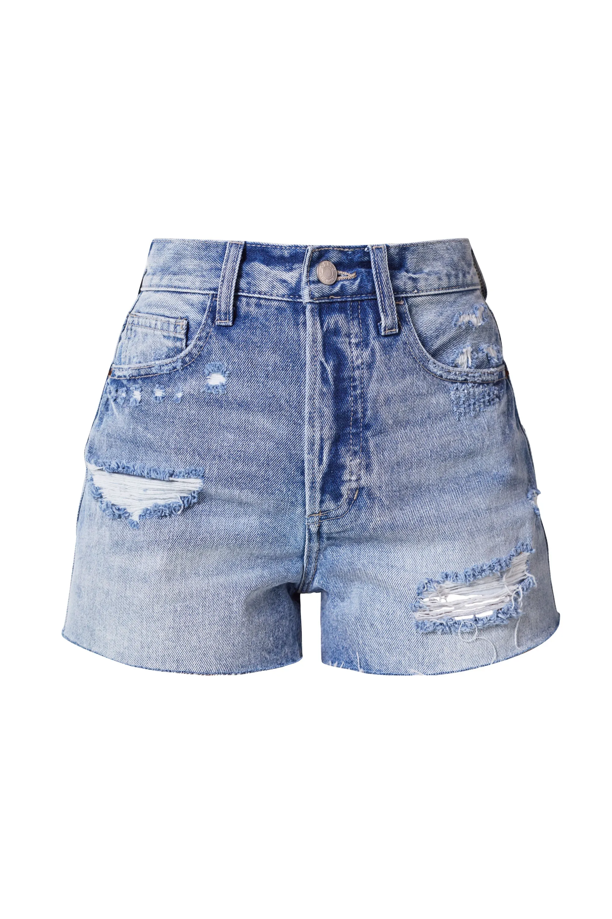 Jacie Distressed Denim Cut Off Shorts