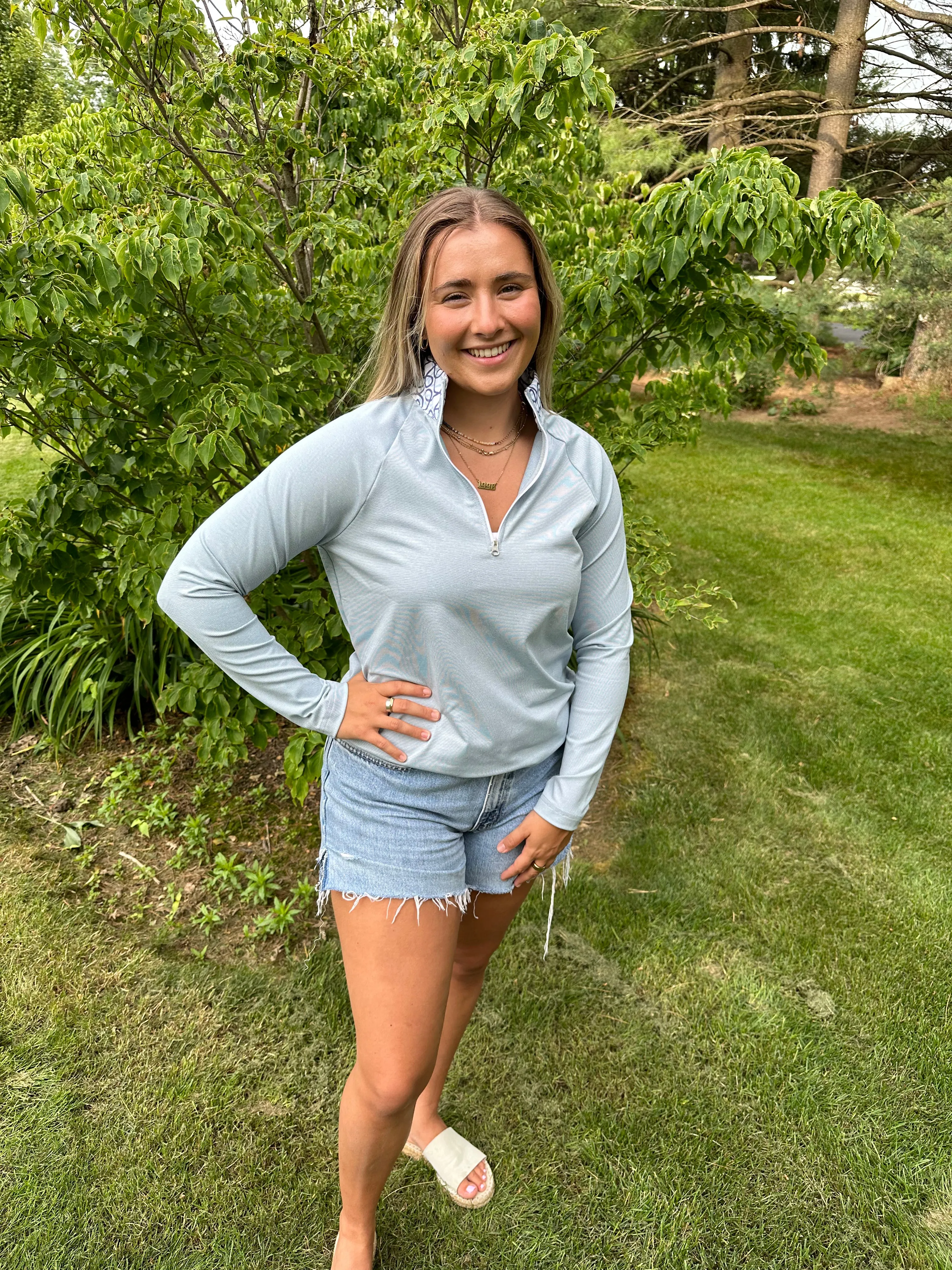 Janet 1/4 Zip Pullover w SPF 40 (SPF03)