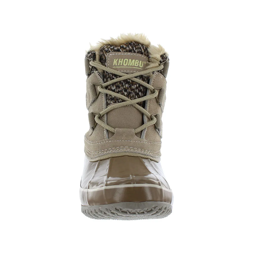 Khombu Women's Snow Boots Lola Brown