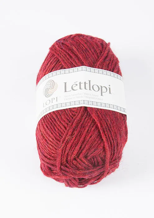 Lett Lopi 1409 - garnet red heather