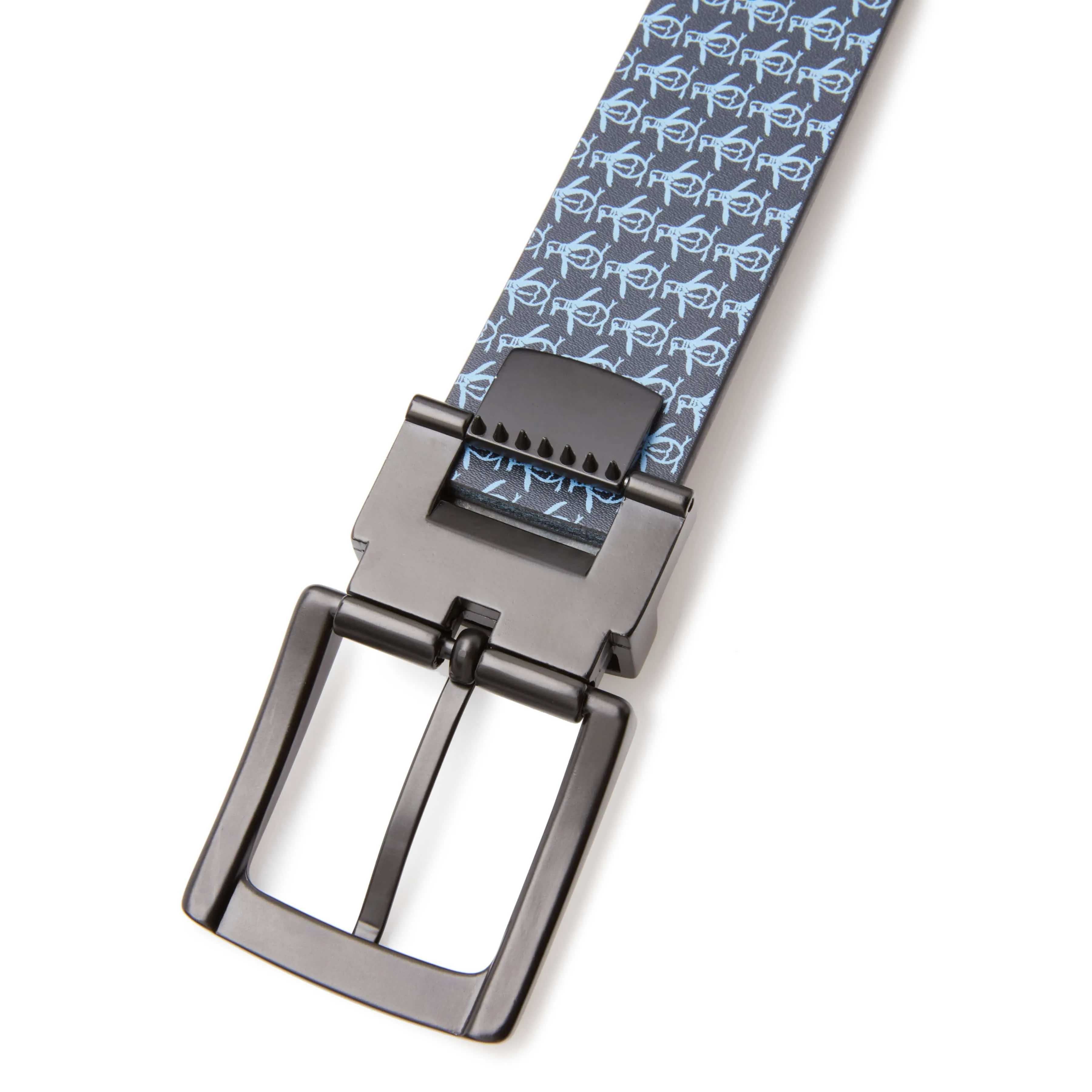 Logo Patterned Reversible Belt