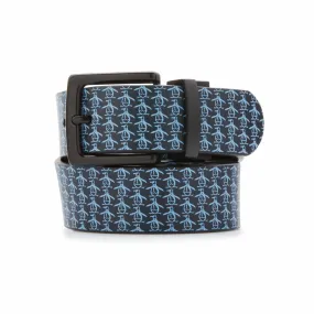 Logo Patterned Reversible Belt