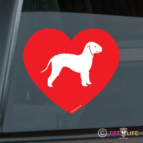 Love Bedlington Terrier Sticker