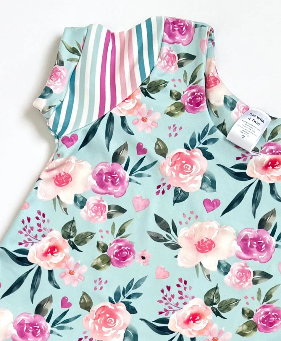 Love Floral Spring Twirl Dress