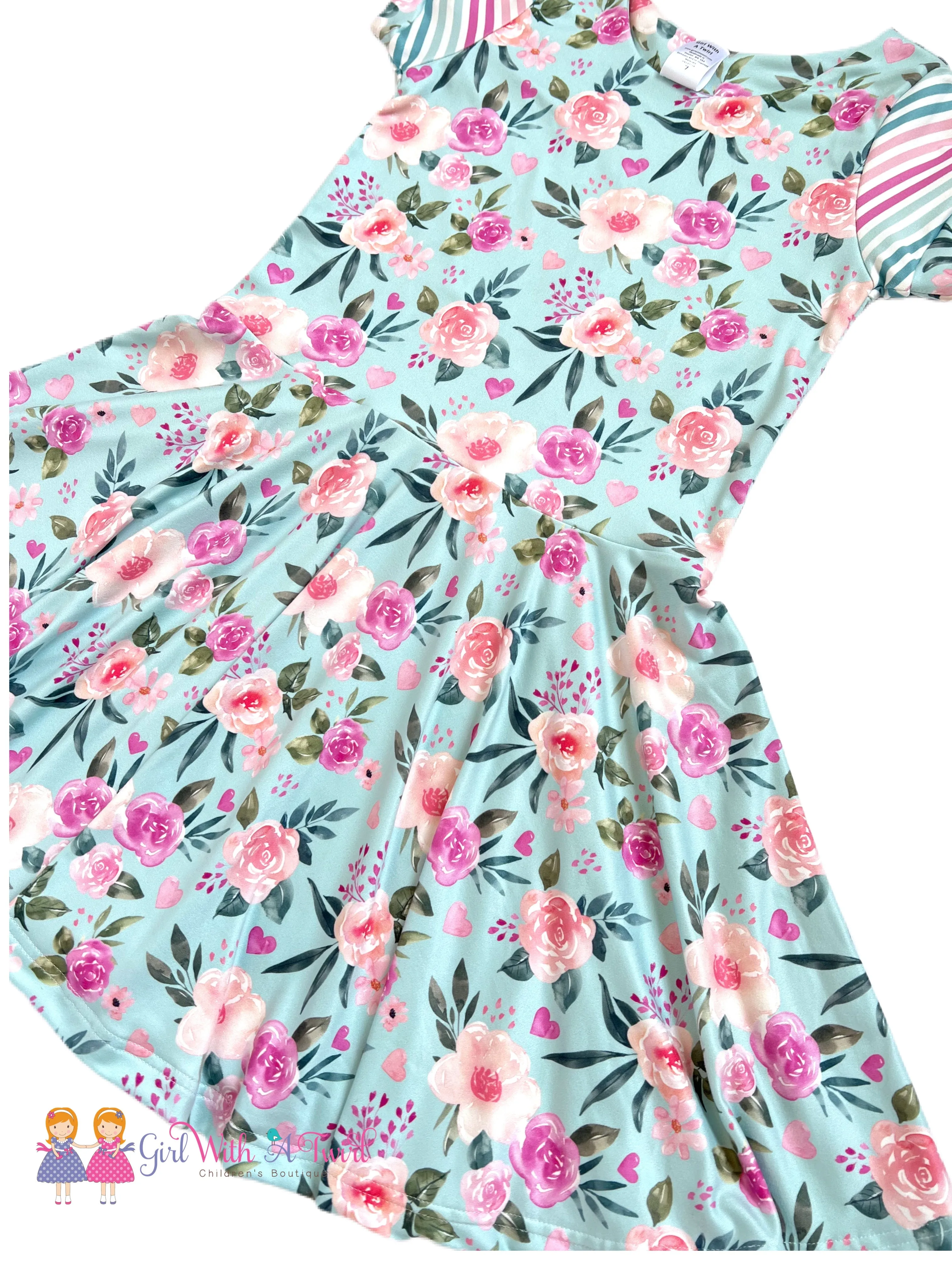 Love Floral Spring Twirl Dress