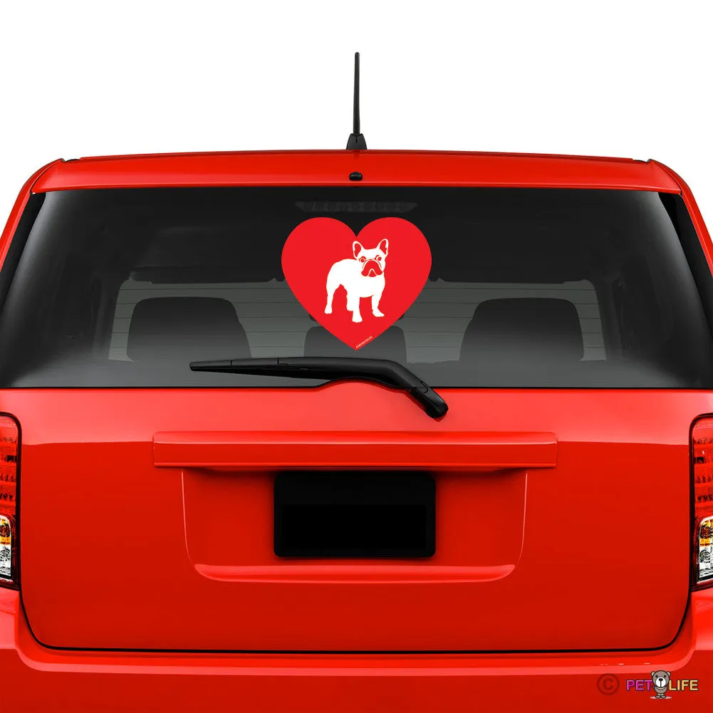 Love French Bulldog Sticker