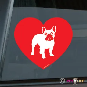 Love French Bulldog Sticker