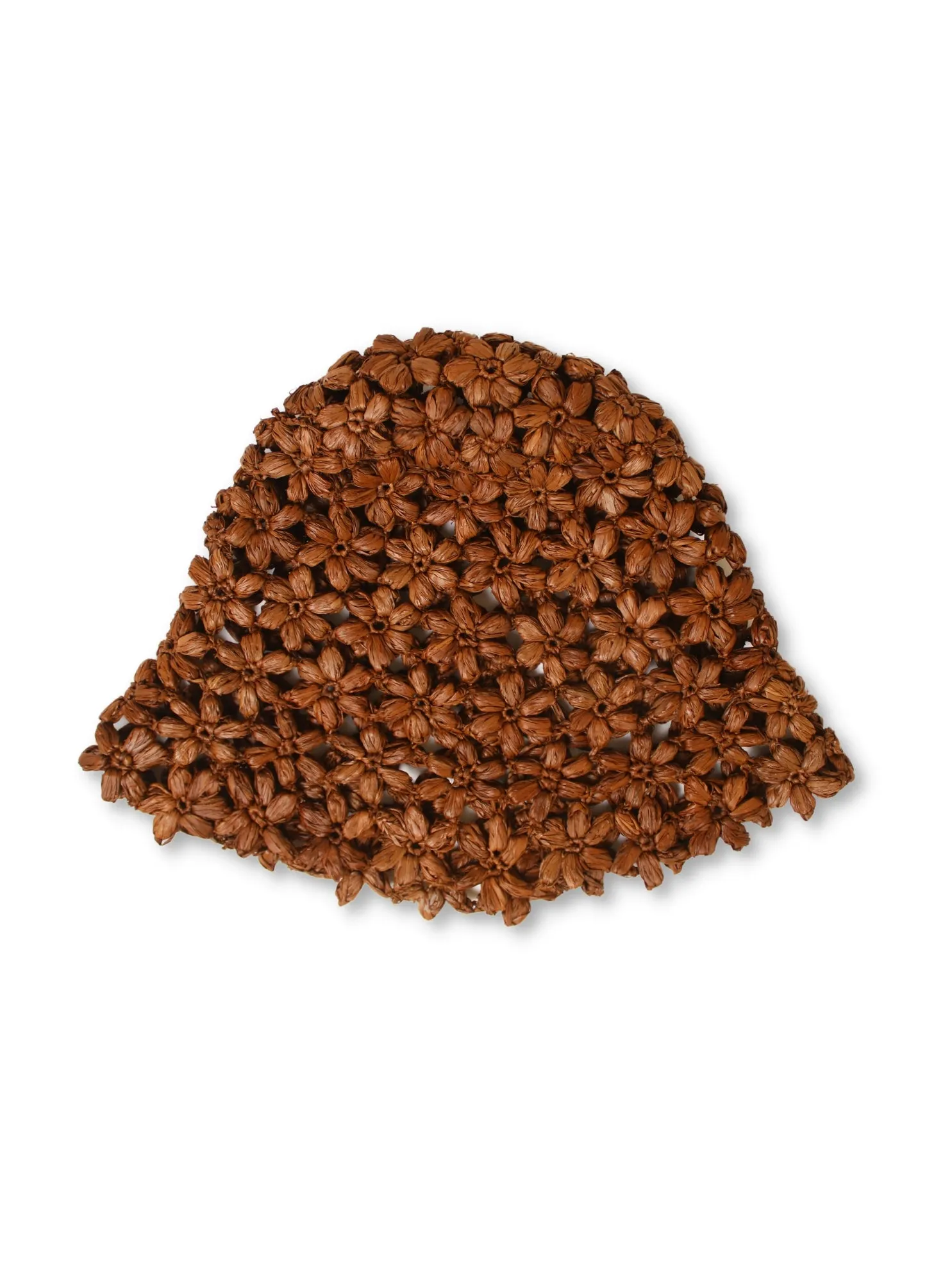 Stylish Malagasy Daisy Raffia Bucket Hat