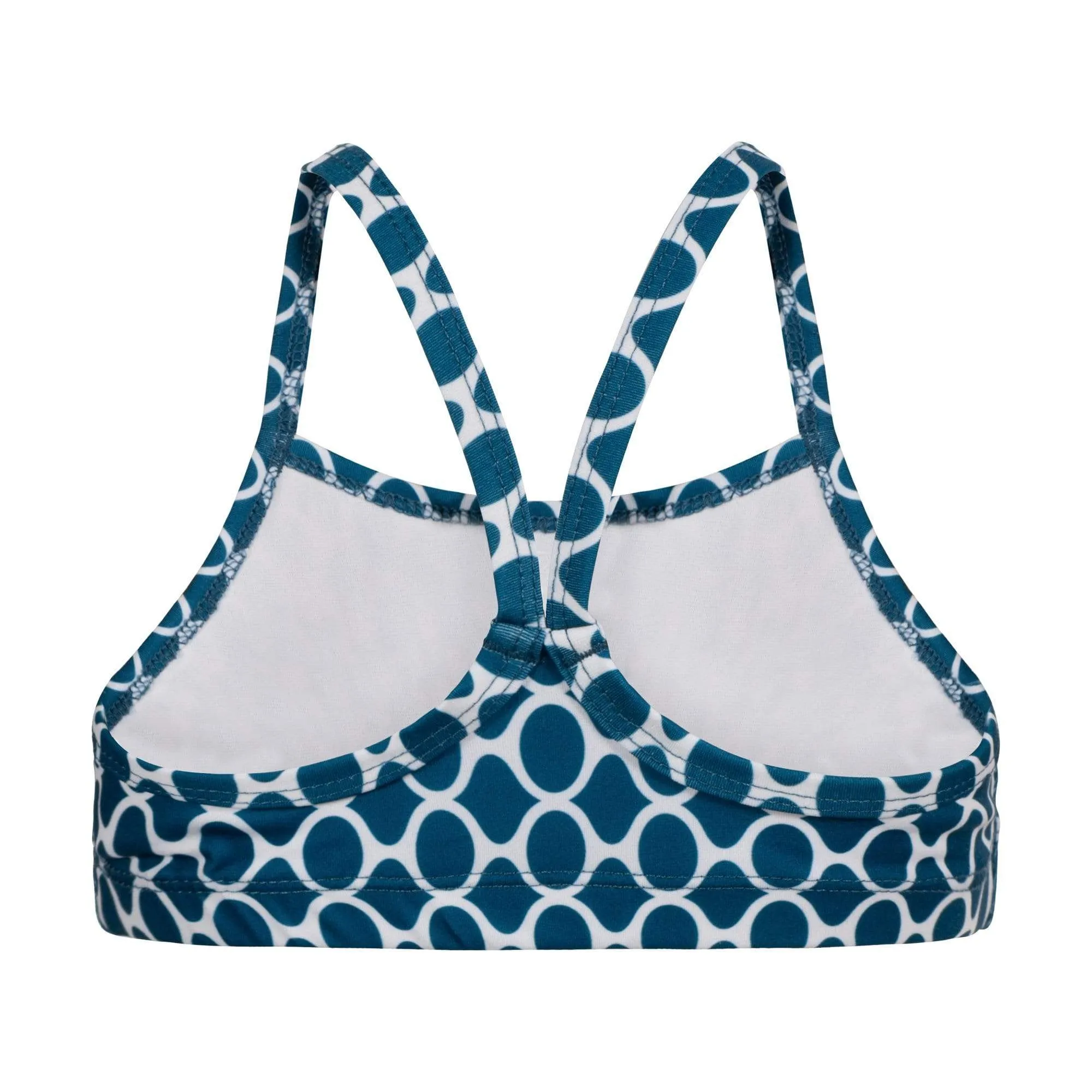 Marine Blue Gemstones Bikini Top