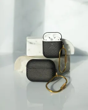 Mesh Matte Black Airpod Case