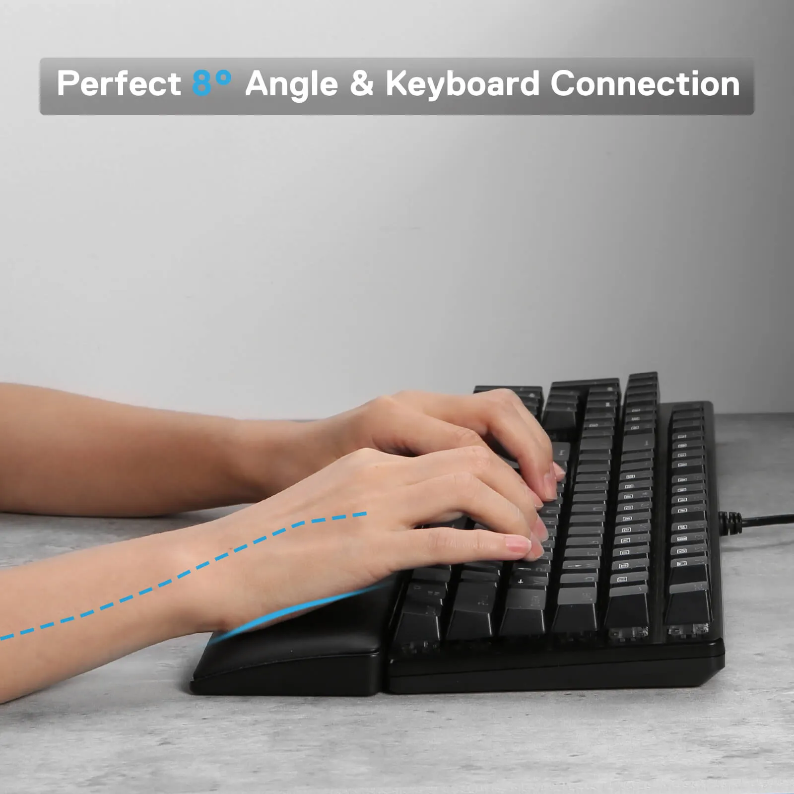 Meteor Computer Keyboard Wrist Rest Pad