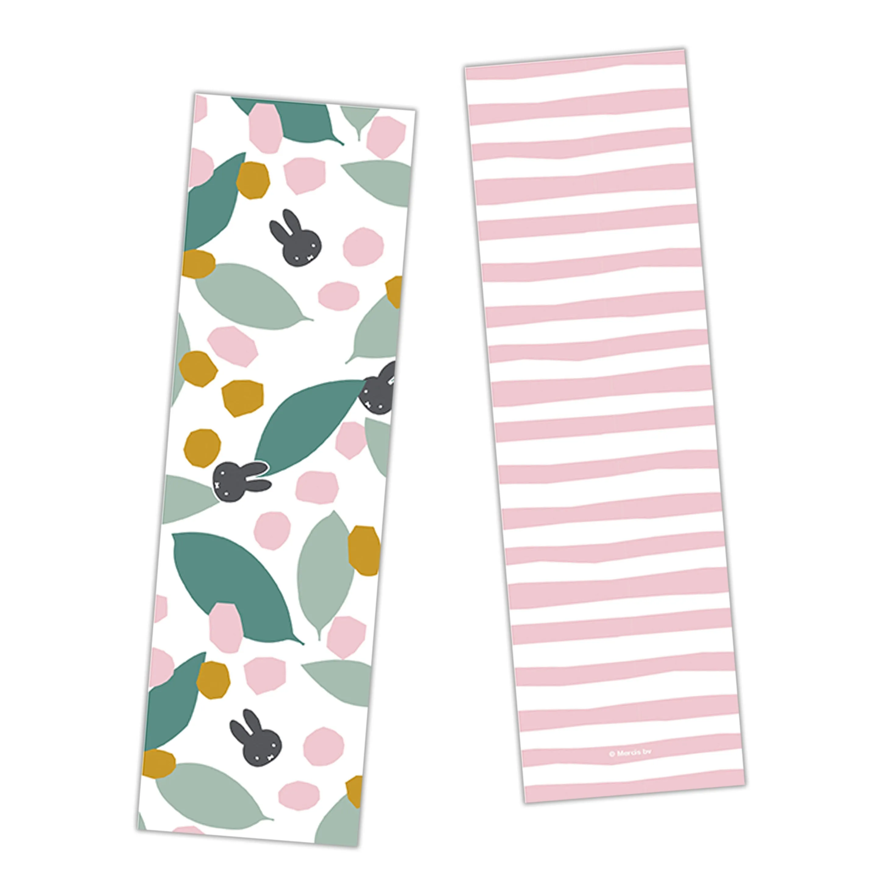 miffy floral expression teal bookmark